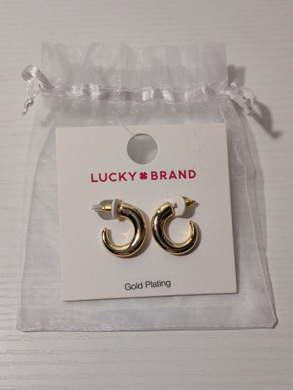 Lucky Brand Earrings NWT Gold Plated